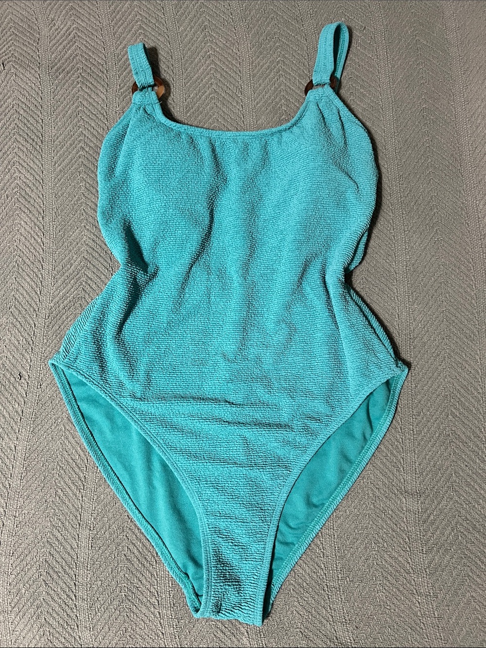 Shade & Shore Teal One-Piece Swimsuit